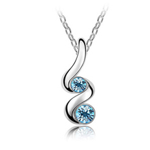 2016 Hot fashion jewelry business lady small fresh simple fashion Austrian crystal necklace – bud