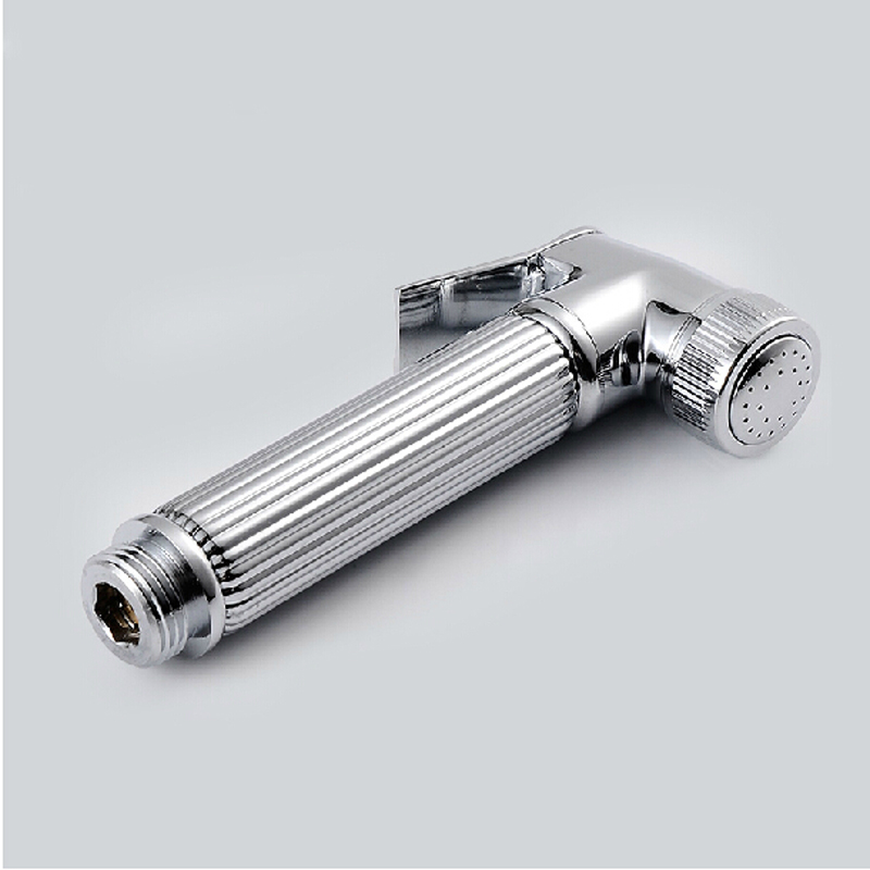 Chrome Solid Brass Bidet Hand Sprayer Toilet Shower Head Bidet Sprayer Head