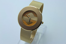 Mujeres relojes vestido ginebra acero lleno del reloj mujeres Rhinestone reloj de lujo marca Casual Relogio moda reloj de cuarzo 2014