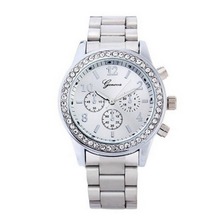 Fashion Brand Rose Gold Ladies Wristwatches Gift For Girl Full Stainless Steel Luxury Rhinestone Quartz Watch