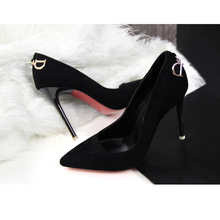Women Pumps Brand Women Shoes High Heels Sexy Pointed Toe Red Bottom High Heels Zapatos Mujer