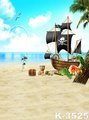 New Arrival Background Romance Sea Photo Theme Blue Sky Photography Muslin Backdrops Comfortable Sandy Beach
