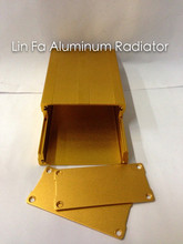1pcs Aluminum radiator PCB board dedicated aluminum power shell exclusively dedicated amplifier cooling shell 100 76