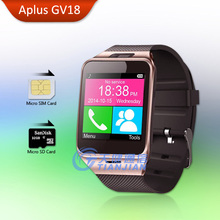 Bluetooth Smart Watch Android Wear Aplus GV18 Smartwatch with SIM Card Intelligent Waterproof Watches Mobile Phone Smartwatches
