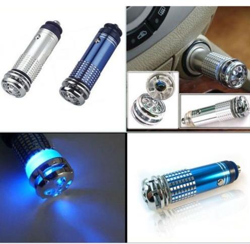 12V Mini Auto Car Fresh Air Purifier Ionizer Oxygen Bar Ozone Ionizer Cleaner-in Air Freshener