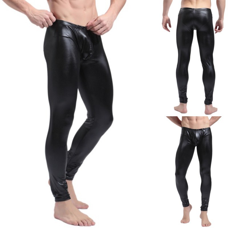 Skinny-Wet-Look-Mens-Athletic-Long-Pants-Compression-Mens-Sport-Tights-Leggings-Trousers (1)