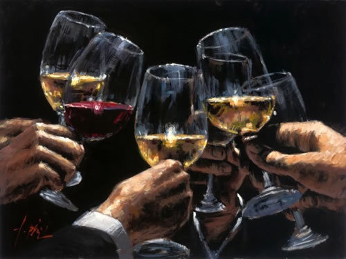 Black White and Red Painting Fabian Perez Art wine oil painting on canvas no frame large modern wall art decoration