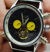 Jargar gran macho de línea tourbillon totalmente automático para hombre reloj mecánico j248