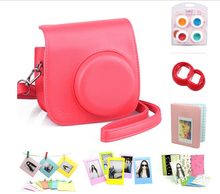 CAIUL 7 in 1 Fujifilm Instax Mini 8 Film Camera Accessories Bundle(Instax Mini 8 PU Case/ Mini Album/ Close-Up Selfie Lens….