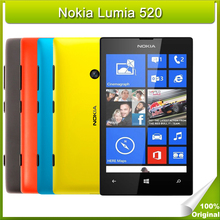 Original Nokia Lumia 520 Unlocked Smartphones Windows Phone Dual Core 1.0 GHz Cell Phone 8GB ROM