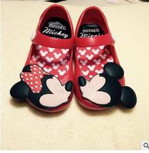 kids shoes boys girls 2016 the latest personality yuanyang shoes Jelly shoes crystal boys girls sandals Or so different 4377