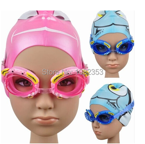 free shipping silicone crab children swim glass polycarbonate adjustable waterproof baby goggles mirror high-grade glasses