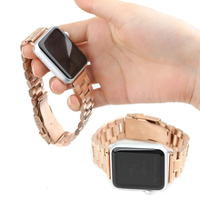 2015 nuevo cinco bolas de acero inoxidable del envío 316L correa de metal 38 / 42 mm resistentes al desgaste duro pulsera doble click porque yo reloj