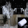 1 Roll of Beads 99FT 30M Octagonal Acrylic Crystal Beads Party Supplie DIY Romantic Window Curtain