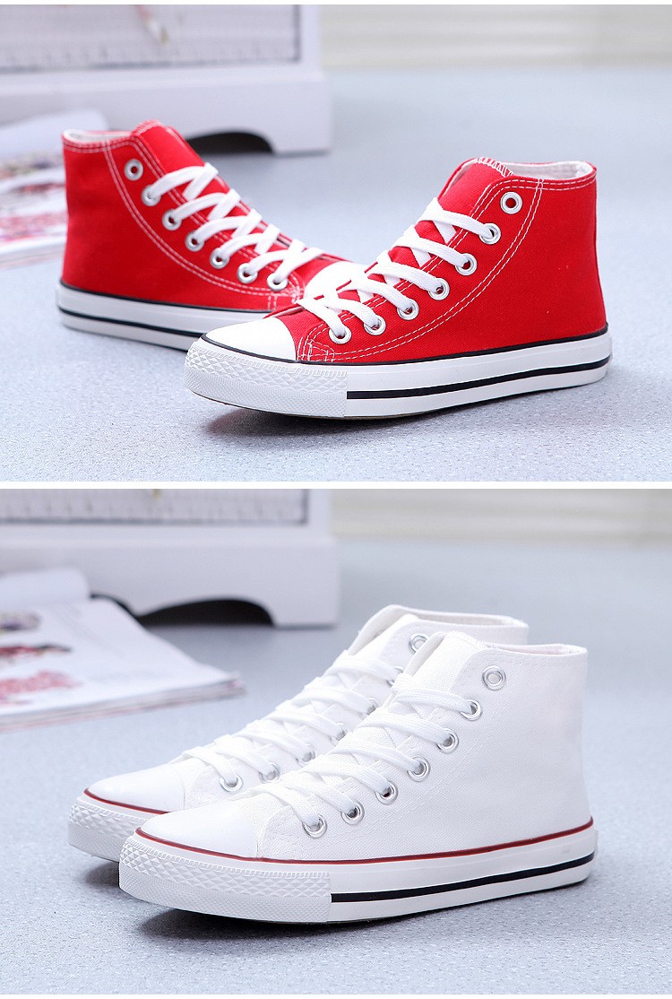 Hight Top Canvas Shoes