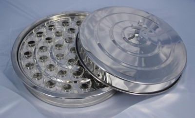 stainless steel communion tray