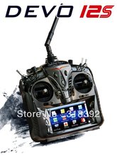 Walkera DEVO12S/DEVO 12S With telemetry function 12Ch 4.7″Touch Screen RX1202 Receiver Aluminum Case low shipping fee 2013