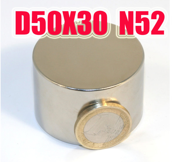 50*30 1PC 50mm x 30mm Big neodymium magnet n52 super strong magnets ndfeb neodimio imanes holds 85kg