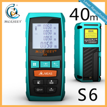 Mileseey S6 Handheld Rangefinder Laser Distance Meter Digital Laser Range Finder Laser Tape Measure 40M