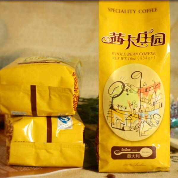 Free Shipping Roastered Italian Mixed coffee beans 454G Per Bag Arabica Coffee Bean