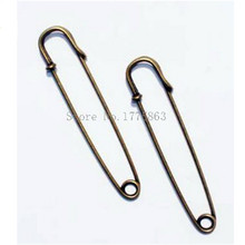 4Pcs Vintage Gold Colour 9cm 3.5″ Metal Steel Safety Pin Kilt Pin , Big and Strong for Blankets, Skirts, Kilts, Crafts AA7693