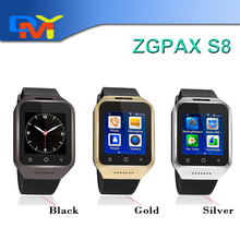 Original 3G Smartwatch ZGPAX S8 Smart Watch Android With MTK6572 Dual Core 2.0MP Camera WCDMA GSM GPS Support Relogio Android