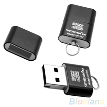 Portable Mini USB 2.0 Micro SD TF T-Flash Memory Card Reader Adapter Flash Drive