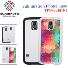 Soft Silicone Sublimation Product Design Mobile Phone Cover for Samsung Galaxy S5 Mini