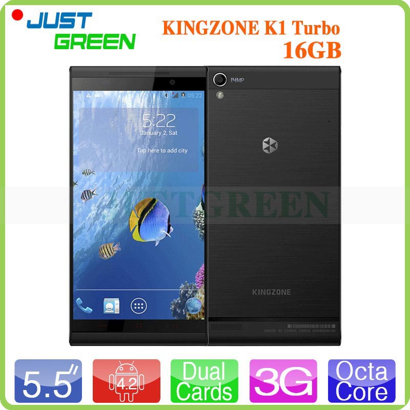 5 5 Inch 1920x1080 Kingzone K1 Turbo Android Cell Phone MTK6592 Octa Core 1 7GHz 2GB