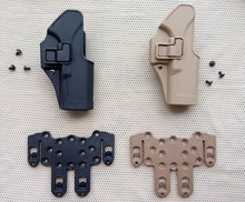 High Quality Tactical Military Army Airsoft Fit Chest Waist leg paddle Molle holster Glock 17 holster Glock 22 31 right hand