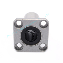 4pcs 3D printer CNC parts LMK12LUU 12mm bearing square flange long linear ball bearing match linear