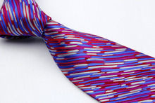 NT0277 Purple Blue Stripe Man s Classic Business Wedding Party Tie Fashion Luxury Jacquard Woven Silk