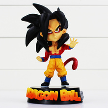 Anime Dragon Ball Z Super Saiyan PVC Action Figure Son Goku Toy 16CM for children