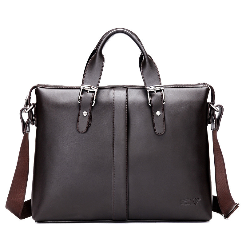 2015 New design men's travel business genuine leather bag briefcase top quality bolsas free shipping