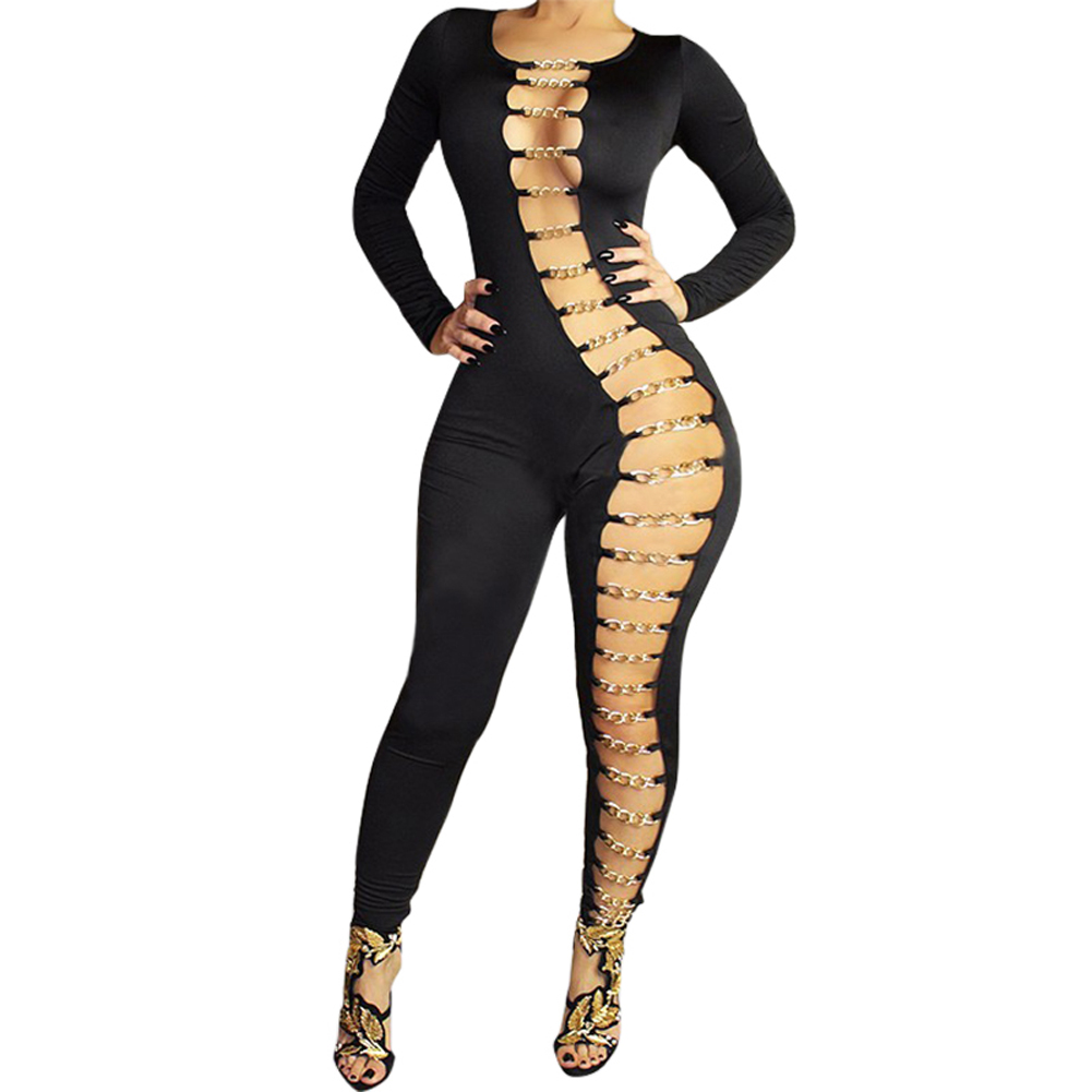 plus size bandage jumpsuit