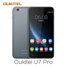 OUKITEL U7 Pro Original Android 5.1 Smartphone MT6580 Quad-Core 1280 x 720 1G RAM 8G ROM Mobile phone 5.5 Inch 13.0MP Cell Phone