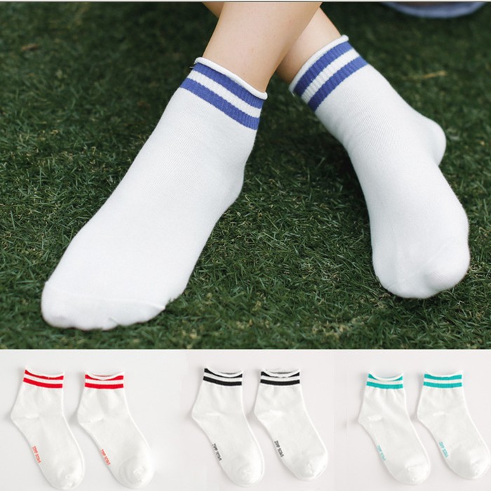 Taka Korea two candy color stripe cotton The Japan...