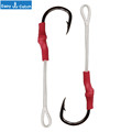 Easy Catch 50pcs 10827 Jig Assist Bait Fishing Hooks With PE Line Size 1 0 2