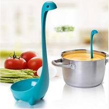 2016 New Creative Dinosaur Soup Spoon Long Handle Lovely Monster Porridge Spoons Dinnerware Cooking Tools Kitchen Accessories