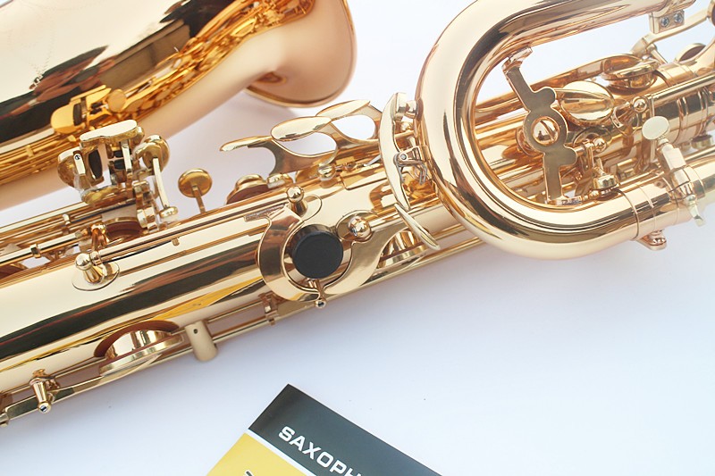 Wholesale EMS Baritone Saxophone 54 Straight Professional Gold Eb Sax
