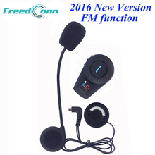 2016 Updated FM function! Bluetooth Intercom Motorcycle Helmet Bluetooth Headset Full Duplex intercomunicador bluetooth moto