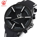 OHSEN Hot Brand Luxury Sports Quartz Wrist Watches Fashion Casual Silicone Men s Waterproof Watch Men