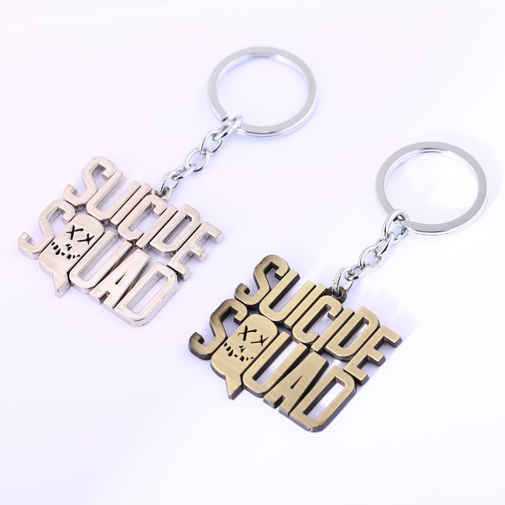 Suicide Squad Keychain 2016 New Key Rings For Gift Chaveiro Car Key