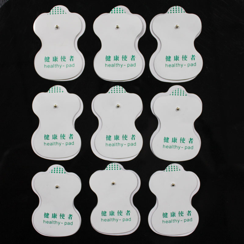 Health Care 50pcs lot NEW White Electrode Pads For Tens Acupuncture Digital Therapy Machine With High
