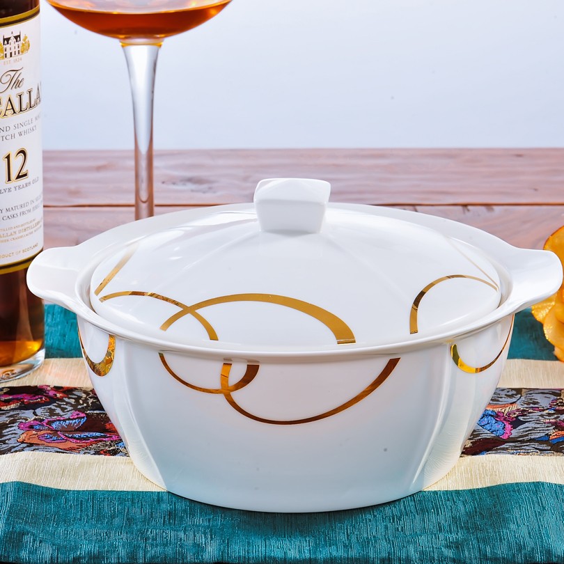 Description Picture 5 of item46pcs Dinnerware Set Jingdezhen Ceramic Tableware Avowedly China Tableware Dishes Plates Bowls