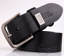 Hot sale!!! new arrival men real luxury leather belts male strap High quality fashion men women belt pin buckle