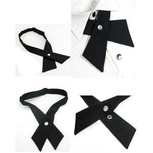 Fashion Adjustable Cross Tie Unisex tie Solid Color Cross Tie Necktie Free Shipping women s and