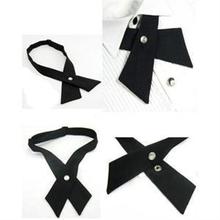 Fashion Adjustable Cross Tie Unisex tie Solid Color Cross Tie Necktie Free Shipping women’s and men’s tie