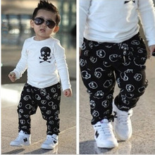 2015 Baby Boys Clothes Casual Casual Newborn Boys Clothing 95 Cotton Skull Infant New Born Toddler