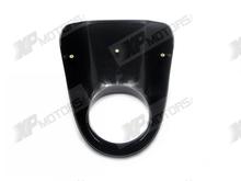 For Harley Sportster Dyna Front Headlight Fairing Mask with Hardware Black